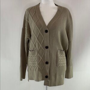 Osman Yousefzada Collective x RTR Multi Knit Cardigan, XL